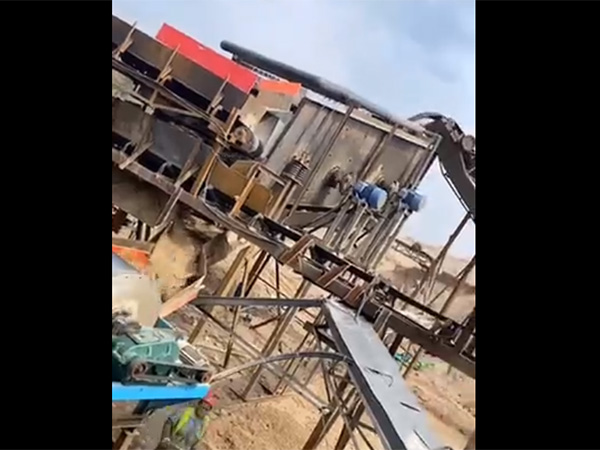 水选筒式磁选机使用现场视频